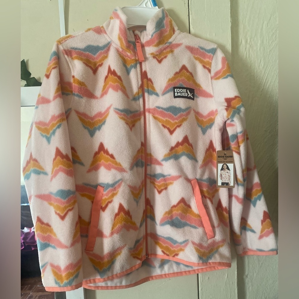 Eddie Bauer fleece zip up jacket